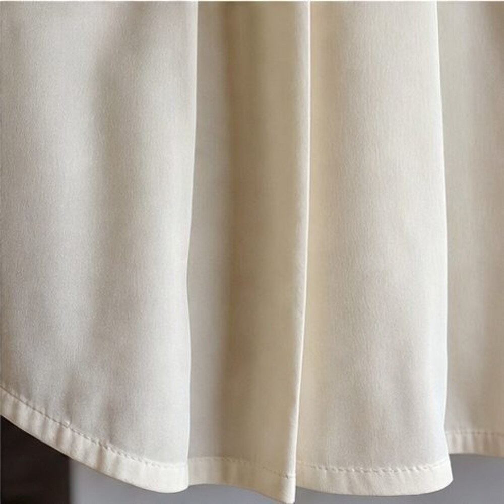 Cream Pleated Blouse - Picture 6 of 6